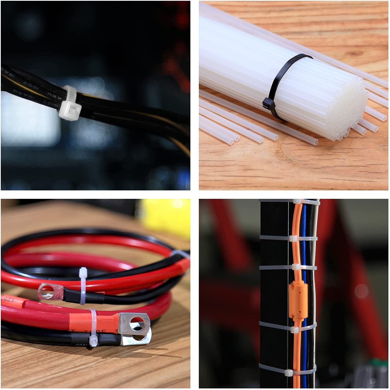 Lösbare Kabelbinder CHS-100RWT